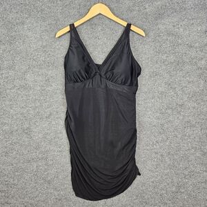 Chic N\' Sleek Blooming Jelly Plus Size XXL Tummy Control Sarong Swimsuit